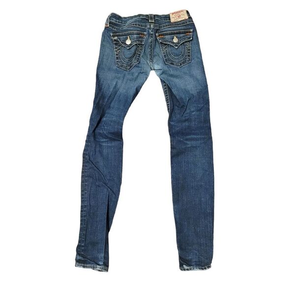 Y2K True Religion Julie Classic Blue Jeans Size: 26 - Picture 1 of 9